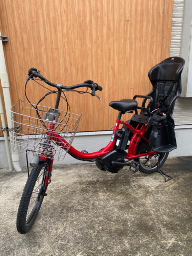 新基準子乗せアシスト] パスバビー 赤 超人気色 ヤマハ バビー 子供