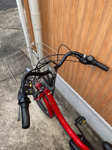 新基準子乗せアシスト] パスバビー 赤 ヤマハ発動機 ヤマハ YAMAHA