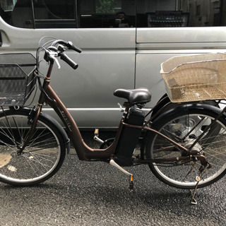 自転車 air bike 茶色 電動式