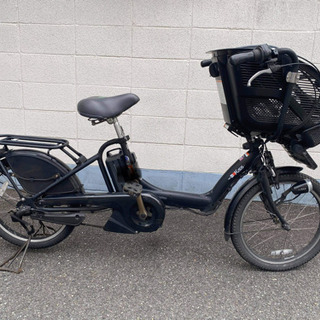 子供乗せシート付き電動自転車　20インチ　ヤマハ製　近郊配送可