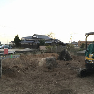 庭撤去　伐採　抜根　庭石　ブロック塀　解体　整地作業