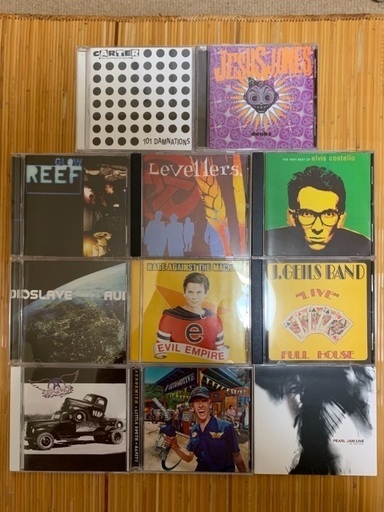 洋楽ロック CD 11枚セット エアロスミス コステロ パールジャム等 eym