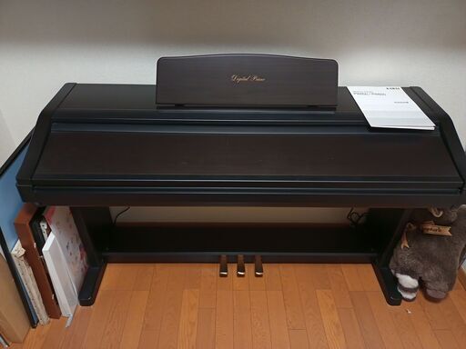 電子ピアノ KAWAI PW800 約30年前の高級機種です - 鍵盤楽器、ピアノ