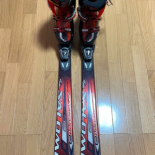 SALOMON AEROMAX 158㎝カービングスキー SWIX105㎝ポール