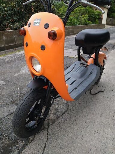 【取引完了しました】可愛いスクーター　スズキ　チョイノリ（50cc）オレンジ　実動車です