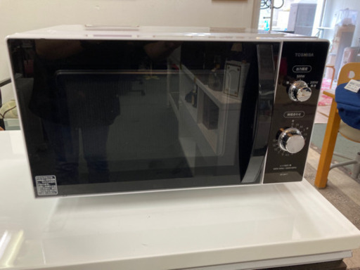 【通電動作確認済み】TOSHIBA 電子レンジ ER-SM17(W) 2019年製