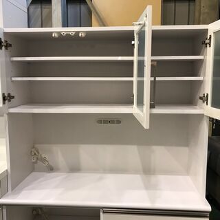 【愛品館八千代店】クラフトコガ　3枚扉キッチンボード【愛八KT】