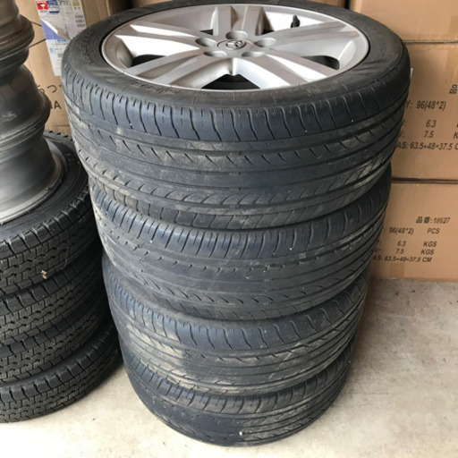 【中古】225/45R17 タイヤホイール4本セット