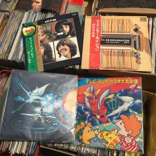 片付けで出てきたレコード盤大量