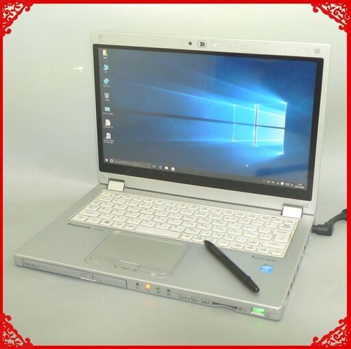 即使用可能 ノートパソコン 中古動作良品 12.5型 Panasonic CF-MX3GDCCS 第4世代Core i5 4GB 高速SSD DVDRW 無線 Windows10 Office済