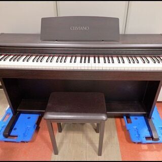 新札幌発 CASIO カシオ AP-25 2002年製 電子ピアノ イス付き - 鍵盤 