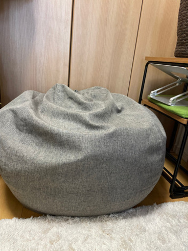 無印　ビーズクッション大　（カバーは別）