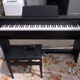 CASIO プリヴィア PX-750 電子ピアノ 88鍵盤/３本...