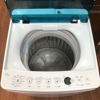 【リサイクルショップどりーむ天保山店】【期間限定30％OFF対象品】3240　洗濯機　Haier　ハイアール　JW-C55A　洗濯容量5.5Kg　2016年製　中古品【3ヵ月保証付き