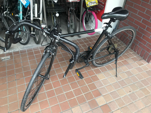 ★美品★700ｃ　3×7speed　補助ブレーキ付き　ブラック