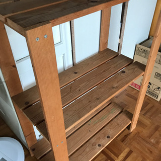 木製3段棚