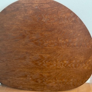 【ネット決済】ローテーブル　ちゃぶ台　丸型　ブラウン　天然木　