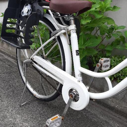 中古】チャイルドシート付きママチャリ