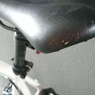 ☆軽量アルミフレーム☆ クロスバイク air-on 21段変速ホワイト🎵