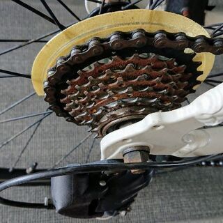 ☆軽量アルミフレーム☆ クロスバイク air-on 21段変速ホワイト🎵