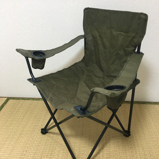 【ほぼ新品】2脚セット　折り畳み椅子　DCMのPB品