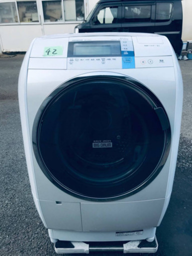 ‼️ドラム式入荷‼️10.0kg‼️✨乾燥機能付き✨42番 ✨日立全自動電気洗濯乾燥機✨BD-V9600L‼️