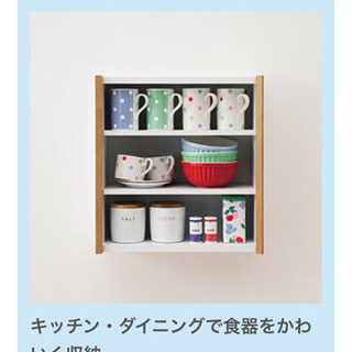 【ネット決済】フリーラック 壁掛け 収納 棚 食器棚