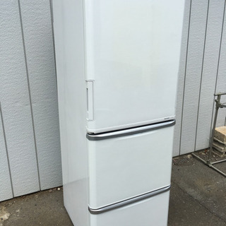 どっちもドア■シャープ 3ドア冷凍冷蔵庫 350L SJ-PW35W-S■SHARP 自動製氷付 3ドア冷蔵庫