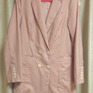 テラードジャケット　ピンク　Sサイズ　ジャケット