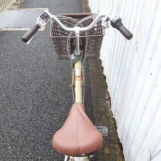 本日堺市付近限定！　電動アシスト自転車7月-6　パナソニック　ViVi EX　26インチ　バッテリー　充電器　鍵付き　アイボリー-　電動自転車