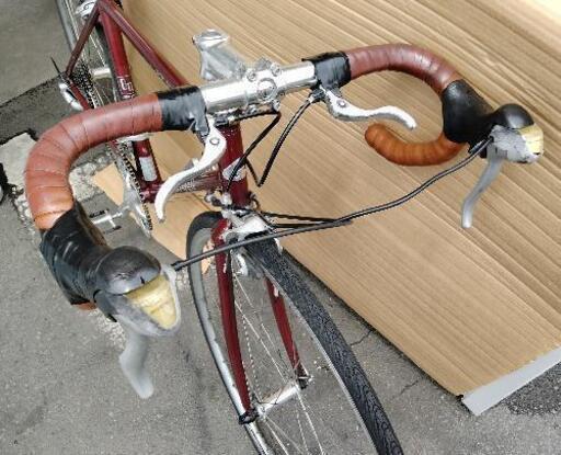 引取限定] gan well/ガンウェル ロードバイク クロモリ 16段変速