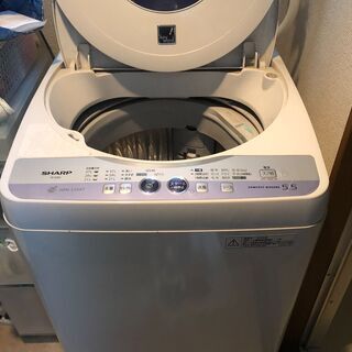 【取引決定】2010年製 シャープ 5.5kg 洗濯機 一人暮らし向け