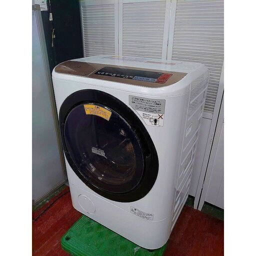 日立 ヒートリサイクル 風アイロン ビッグドラム 洗濯12㎏/乾燥6㎏ BD-NX120BL 2018年製 HITACHI 洗濯機 中古家電 店頭引取歓迎 R3720)