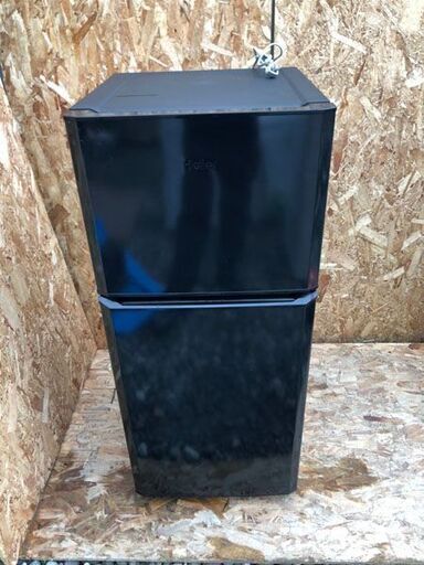 [021]Haier/ハイアール 2018年製 冷凍冷蔵庫【JR-N121A】121L ブラック