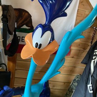 等身大 ロードランナー ヘルメットホルダー フィギュア オブジェ 世田谷ベース 所さん 所ジョージ スタチュー