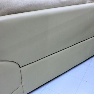2人掛けソファ 中古 ソファー 幅204x奥行90x高さ83cm 布 合皮