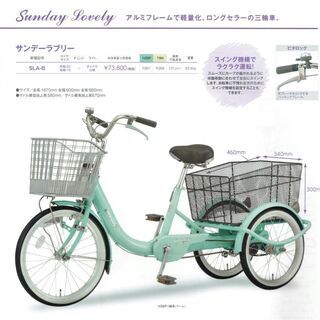 マルイシ三輪自転車（スイングタイプ）