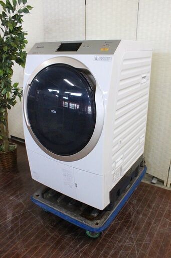 Panasonic ドラム式洗濯乾燥機 洗剤自動投入 洗濯11㎏/乾燥6.0㎏ NA-VX9800L 2017年製 パナソニック 洗濯機 中古家電 店頭引取歓迎 R3754)