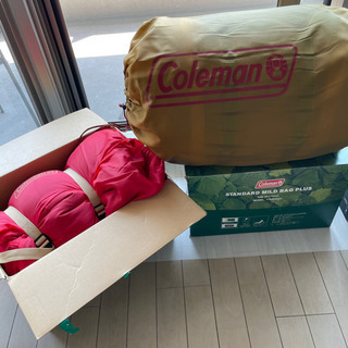 Coleman コールマン　sleeping bag 寝袋　まとめ3点