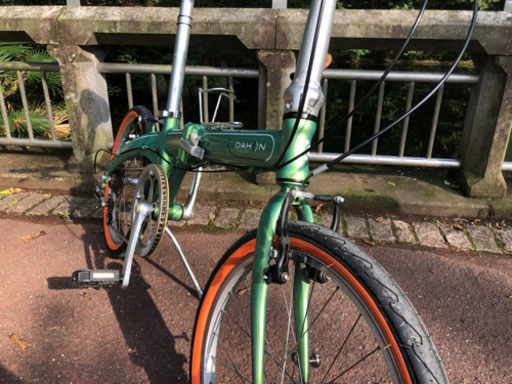 DAHON ルート 整備済みカスタム車両 爽やかなグリーンカラー