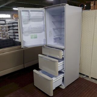 シャープ 5ドア冷凍冷蔵庫 どっちもドア 412L SJ-W411F-N 2020年製