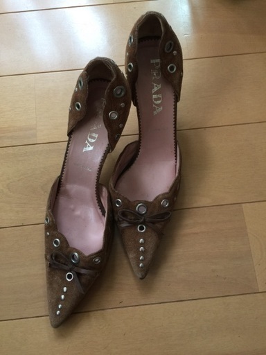 PRADA スエードパンプス 美品