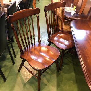 【愛品館八千代店】カリモク　コロニアルシリーズ　ダイニング5点セット　④【愛八DN】