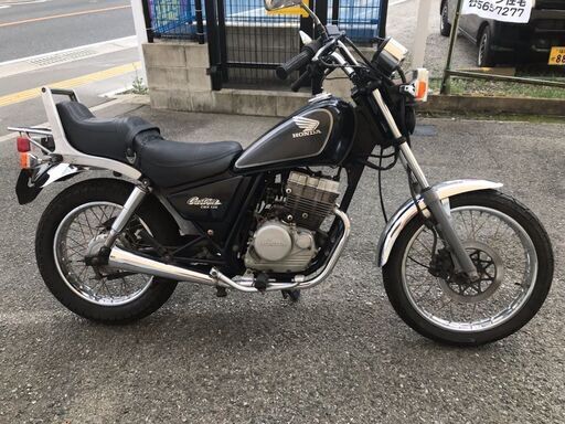 値下げ 実動 旧車 CBX125カスタム JC12 黒 アメリカン DOHC4バルブ単気筒