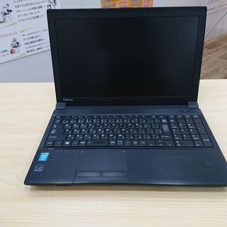 【ネット決済・配送可】TOSHIBA(B554/K)　15.6イ...