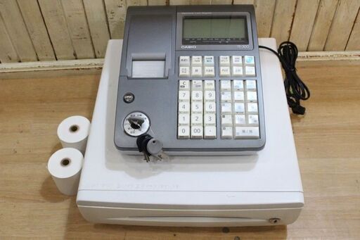 CASIO 電子レジスター TE-300 カシオ 店舗用品 通電OK