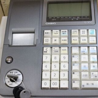 その他 CASIO 電子レジスター TE-300 カシオ 店舗用品 通電OK