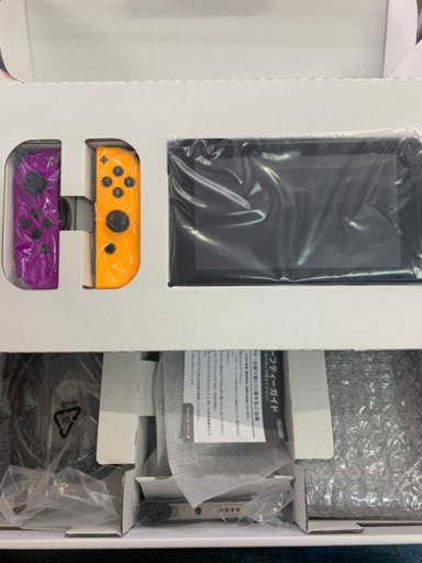新型 中古美品 ニンテンドースイッチ 本体 ネオンパープル オレンジ 新型 中古美品 ニンテンドースイッチ 本体 ネオンパープル オレンジ