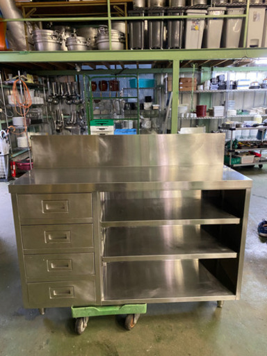 作業台引出し付き　1200x400x850