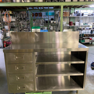 作業台引出し付き　1200x400x850